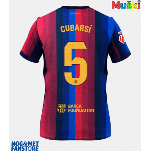 Barcelona Pau Cubarsi #5 Domaci Dres 2026-27 Kratak Rukav